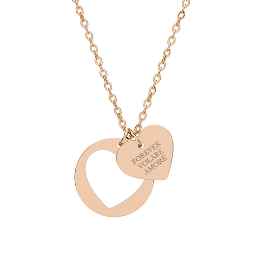 'Forever Volare Amoré' Heart Necklace